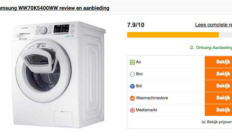 Problemen en ervaringen met Samsung wasmachines